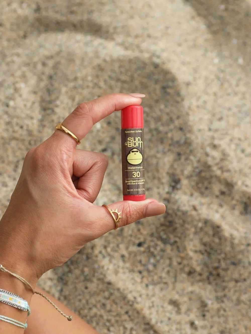 3/$12 Sun Bum Watermelon Sunscreen Lip Balm .15oz